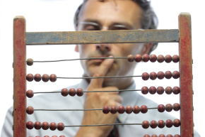 accountant with abacus