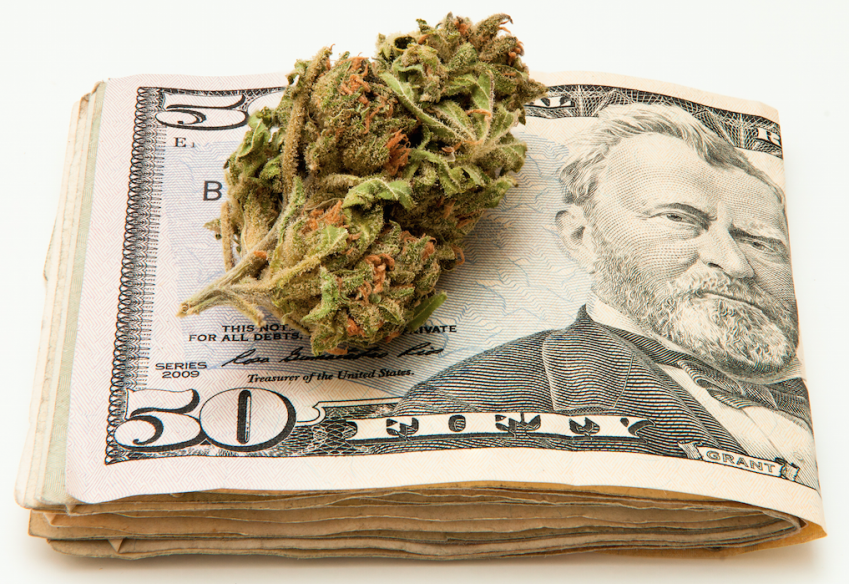 marijuana cannabis and dollars Dollarphotoclub_66817773 b