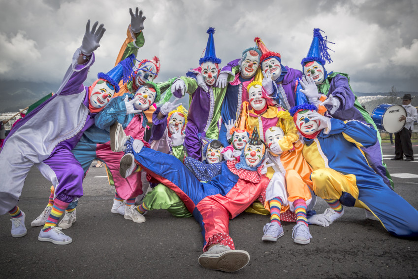 Group of clowns
