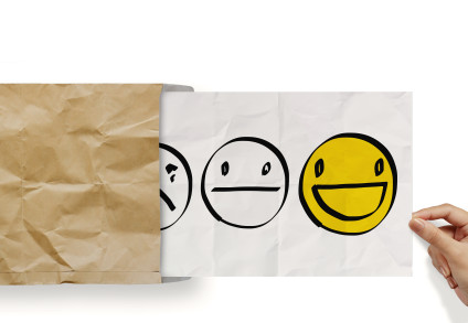 Various cartoon facial expressions