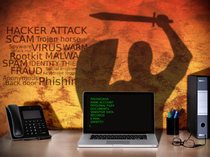Illustration of computer security threats