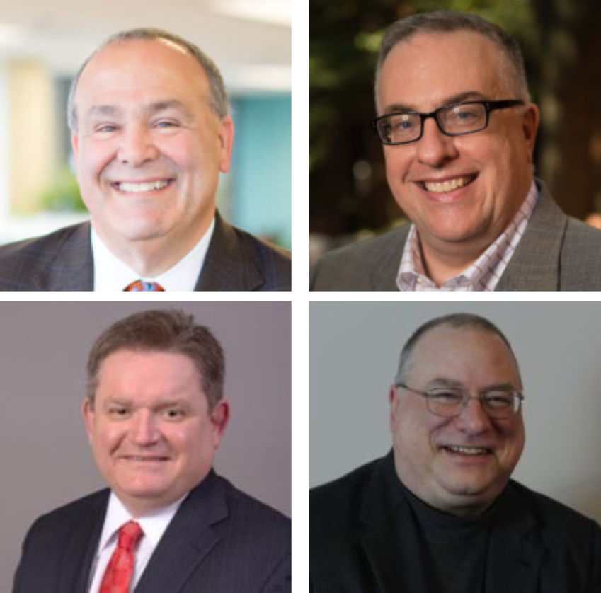 Clockwise from top left: Hood, Bleacher, Eckelkamp, Middleton